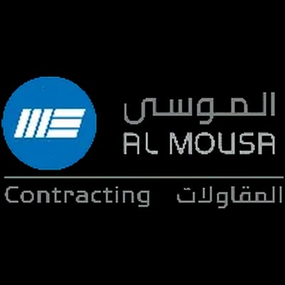 شعار مجموعة الموسى للمقاولات — من شركاء نجاح كيف الضيافة